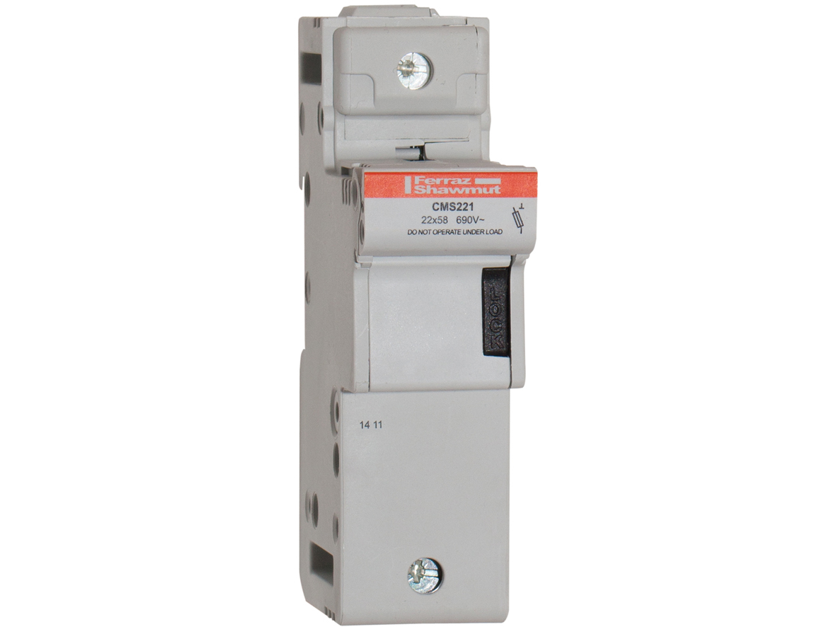 MERS Fuse holder 22x58mm 1P 690Vac/dc max. 125A IEC - CMS221 - T331079