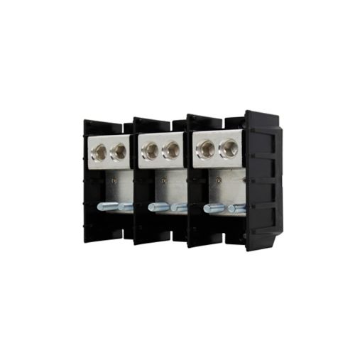 BUSS Power Distri. Block 600Vac-dc 760A 3P 253mm² - 2 outs/pole UL/CAS - 16582-3