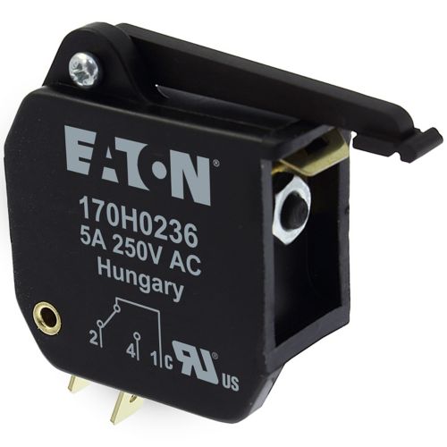 BUSS Microswitch HS 250Vac 5A IEC T-ind. - 170H0236