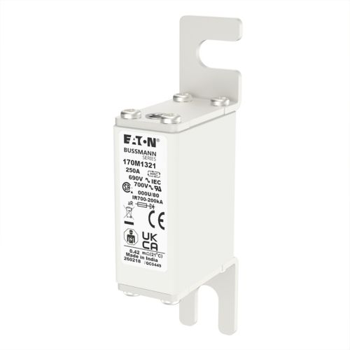 BUSS HS Size 000 aR 690Vac 200kA 250A IEC/DIN 000U/80 AR UC - 170M1321
