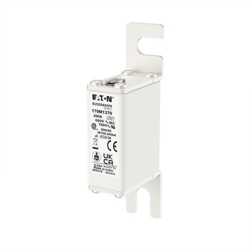 BUSS HS Size 000 aR 690Vac 200kA 200A IEC/DIN 000/80 AR UC - 170M1370