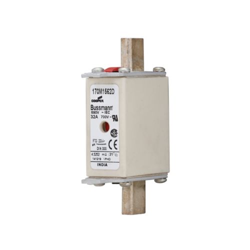 BUSS HS Size 000 gR 690Vac 200kA 32A IEC/DIN NH Type T-ind. - 170M1562D