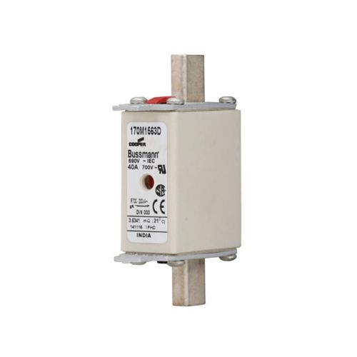BUSS HS Size 000 gR 690Vac 200kA 40A IEC/DIN NH Type T-ind. - 170M1563D