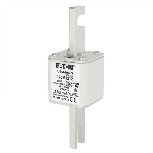 BUSS HS Size 1 aR 690Vac 200kA 100A IEC/DIN 1*TN/110 AR UC - 170M3212