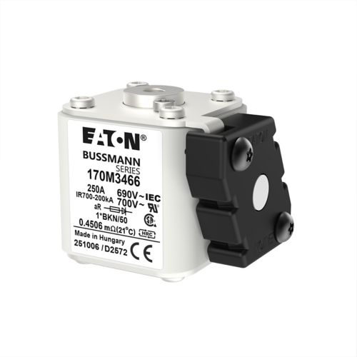 BUSS HS Size 1 aR 690Vac 200kA 250A IEC/UL 1*BKN/50 AR UC Type K-ind. - 170M3466