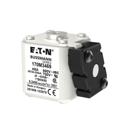 BUSS HS Size 1 aR 690Vac 200kA 400A IEC/UL 1*BKN/50 AR UC Type K-ind. - 170M3469
