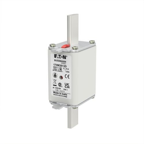 BUSS HS Size 1 aR 690Vac 200kA 125A IEC/DIN 1 HSDNH Type T-ind. - 170M3813D