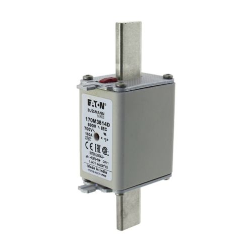 BUSS HS Size 1 aR 690Vac 200kA 160A IEC/DIN 1 HSDNH Type T-ind. - 170M3814D