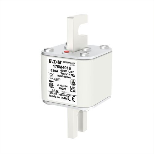 BUSS HS Size 1 aR 690Vac 200kA 630A IEC/DIN 1/80 AR UC - 170M4016