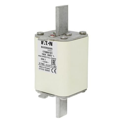 BUSS HS Size 1 gR 690Vac 200kA 160A IEC/DIN Type T-ind. - 170M4181