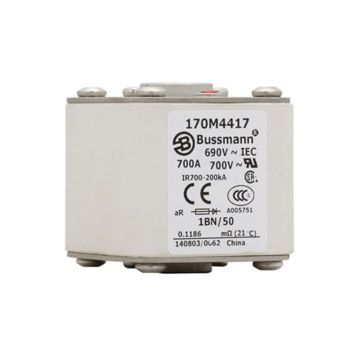 BUSS HS Size 1 aR 690Vac 200kA 700A IEC/UL 1BN/50 AR UC - 170M4417