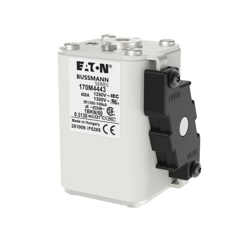 BUSS HS Size 1 aR 1250Vac 100kA 400A IEC/UL 1BKN/80 AR CU Type K-ind. - 170M4443
