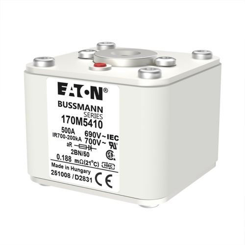 BUSS HS Size 2 aR 690Vac 200kA 500A IEC/UL 2BN/50 AR UC - 170M5410