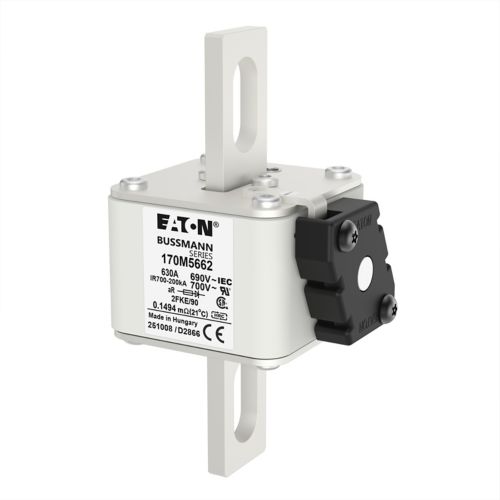 BUSS HS Size 2 aR 690Vac 200kA 630A IEC/UL 2FKE/90 AR UC Type K-ind. - 170M5662
