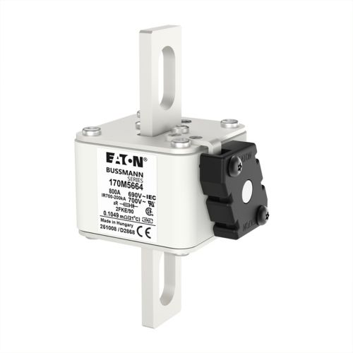 BUSS HS Size 2 aR 690Vac 200kA 800A IEC/UL 2FKE/90 AR UC Type K-ind. - 170M5664