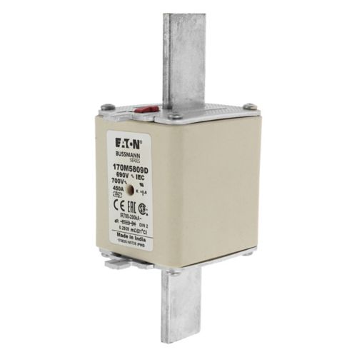 BUSS HS Size 2 aR 690Vac 200kA 450A IEC/DIN Type T-ind. HSDNH - 170M5809D