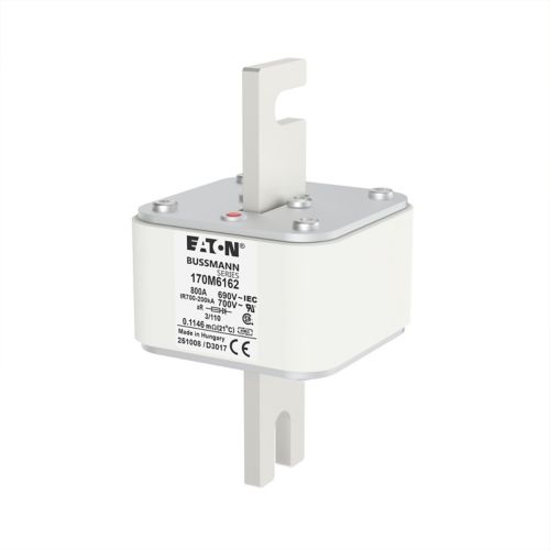 BUSS HS Size 3 aR 690Vac 200kA 800A IEC/DIN 3/110 AR UC - 170M6162