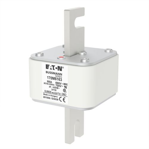 BUSS HS Size 3 aR 690Vac 200kA 900A IEC/DIN 3/110 AR UC - 170M6163