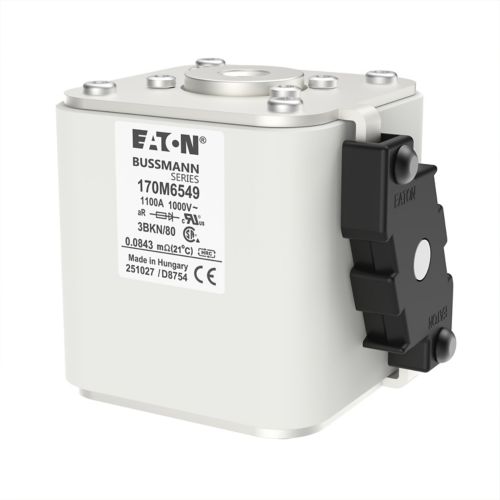 BUSS HS Size 3 aR 1000Vac 200kA 1100A IEC/UL 3BKN/80 AR Type K-ind. - 170M6549