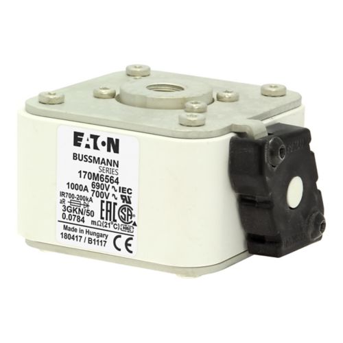 BUSS HS Size 3 aR 690Vac 200kA 1000A IEC/UL 3GKN/50 AR UC Type K-ind. - 170M6564