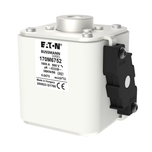 BUSS HS Size 3 aR 900Vac 125kA 1600A IEC 3BKN/95 AR Type K-ind. - 170M6752