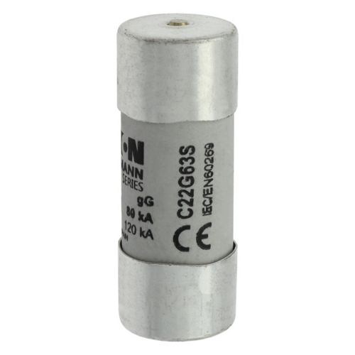 BUSS 22x58mm gG 690Vac 80kA 63A IEC with striker - C22G63S