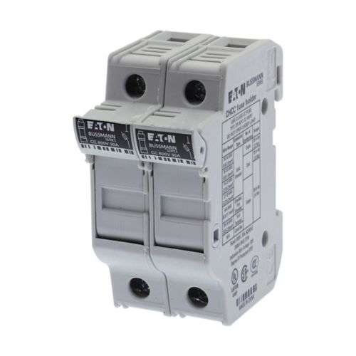 BUSS Fuse holder Class CC 10x38mm 2P Discon. 600Vac max. 30A UL - CHCC2DU