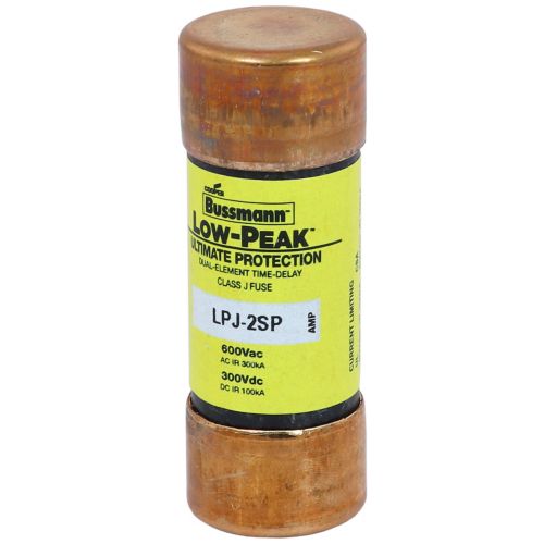 BUSS Class J 600Vac 300kA 2A UL time delay - LPJ-2SP