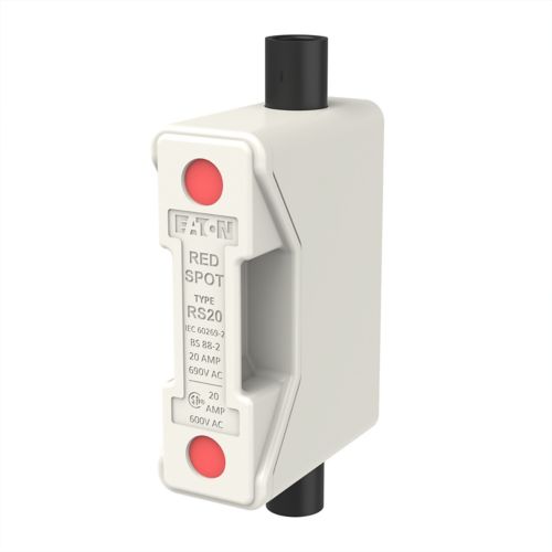BUSS fuse holder 1P 690Vac 20A Red spot front connection for NITD-NIT - RS20HWH