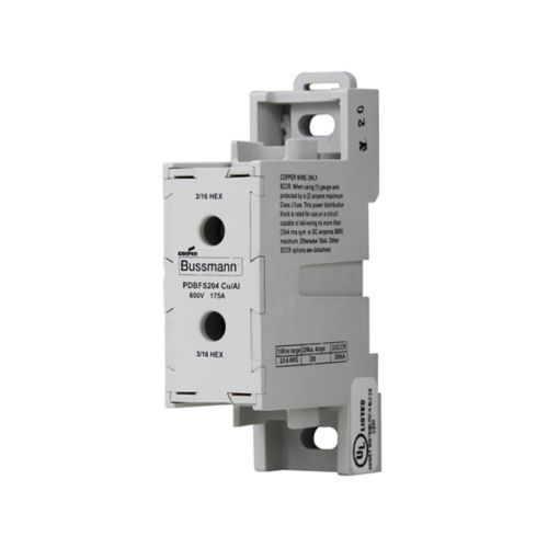 BUSS Distribution block 1P 600Vac/dc 175A UL 1 input/1 output - PDBFS204
