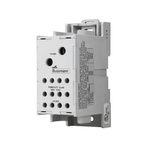 BUSS Distribution block 1P 600Vac/dc 570A UL 2 input/12 output - PDBFS377