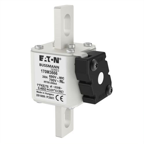 BUSS HS Size 1 aR 690Vac 200kA 250A IEC/UL 1*FKE/78 AR UC - 170M3666