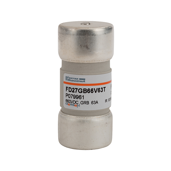 MERS HS 27x60mm gR 660Vdc 50kA 63A GRB Striker IEC - FD27GB66V63T - P079961