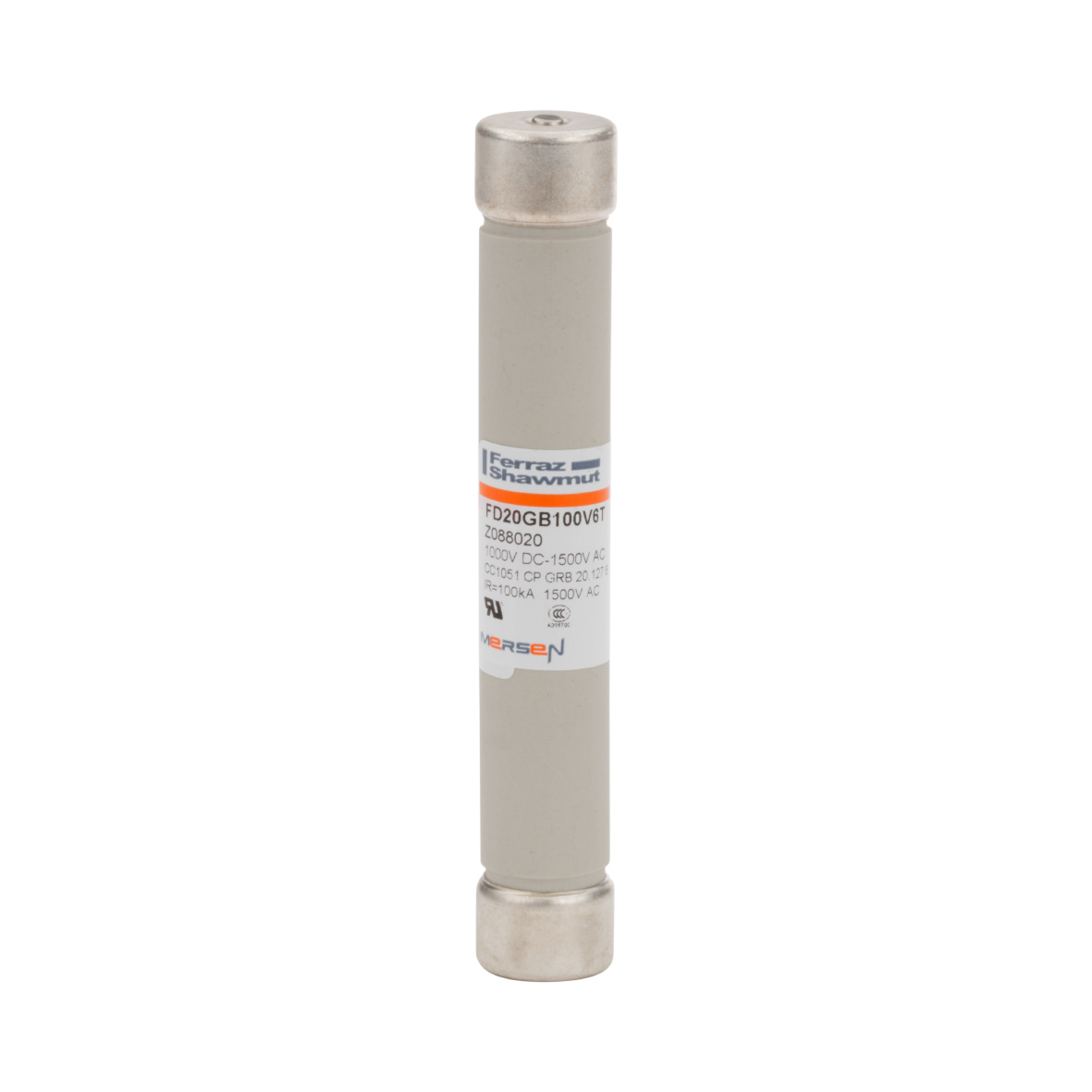 MERS HS 20x127mm gR 1000Vdc 100kA 6A striker IEC/UL  - FD20GB100V6T - Z088020