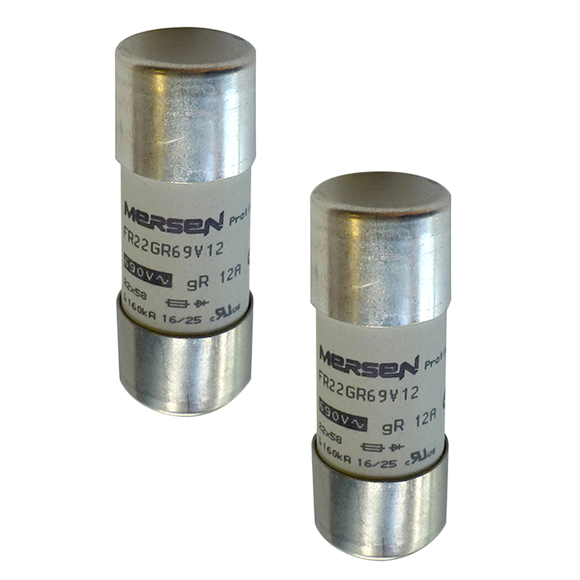 MERS HS 22x58mm gR 690Vac 160kA 32A Striker IEC/UL - FR22GR69V32T - A1018624