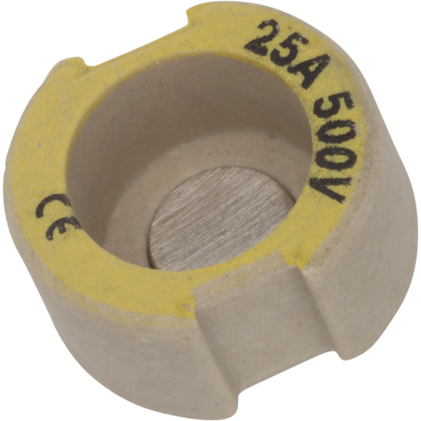 MERS Screw gauge DII E27 25A Yellow - P201769