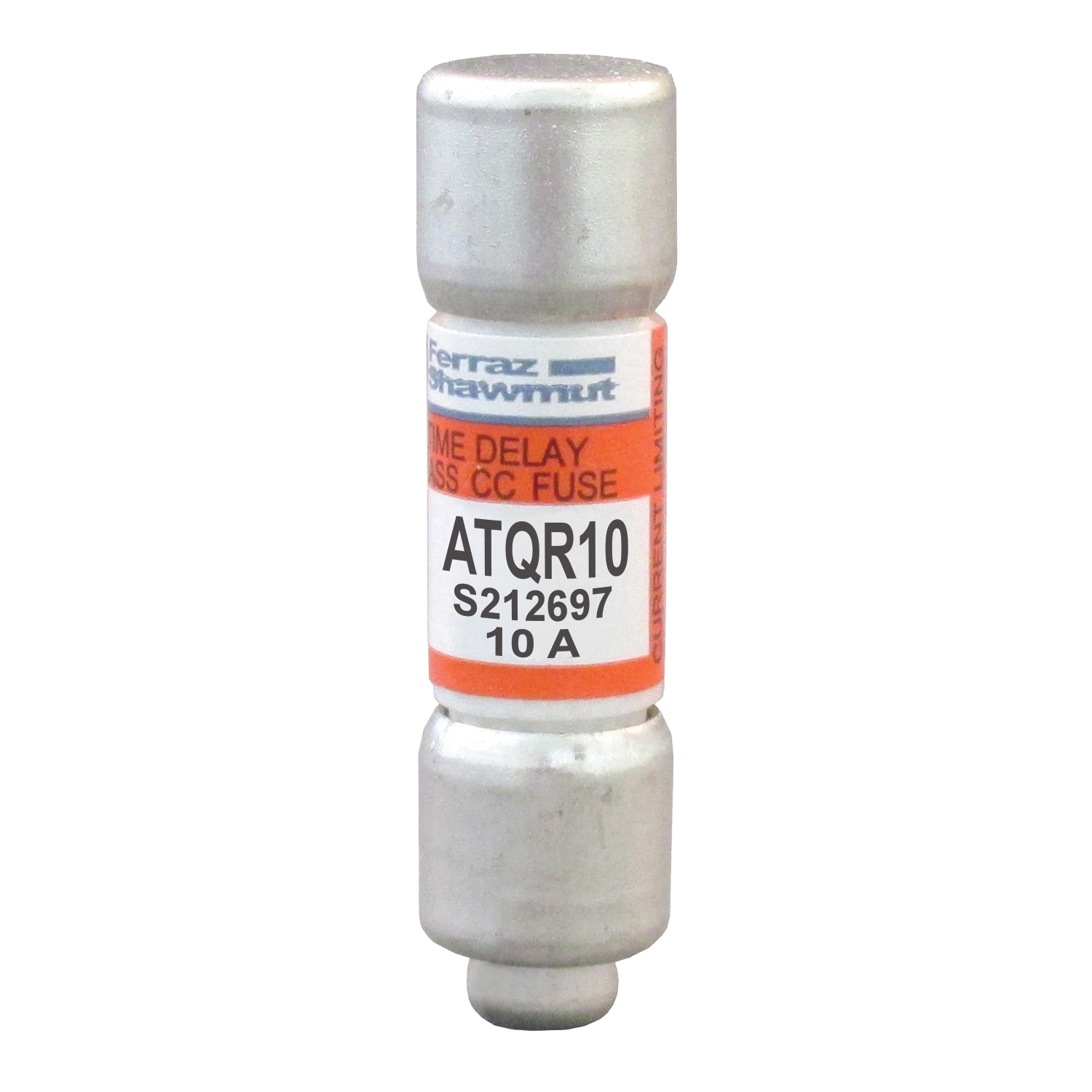 MERS 10x38mm Class CC Time delay 600Vac/300Vdc 200kAac/100kAdc 10A UL - ATQR10