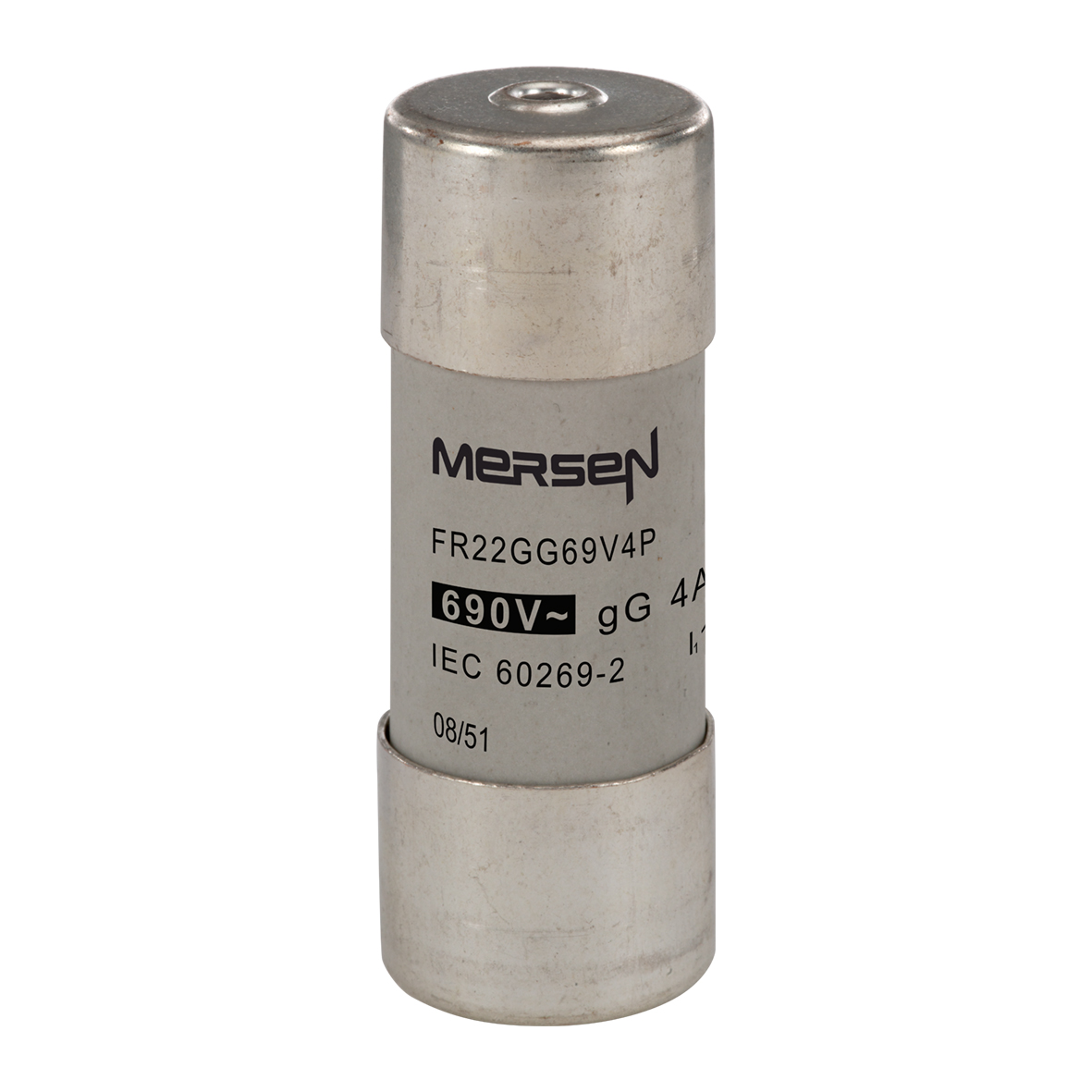 MERS 22x58mm gG 690Vac 120kA 4A striker IEC - FR22GG69V4P- R214628