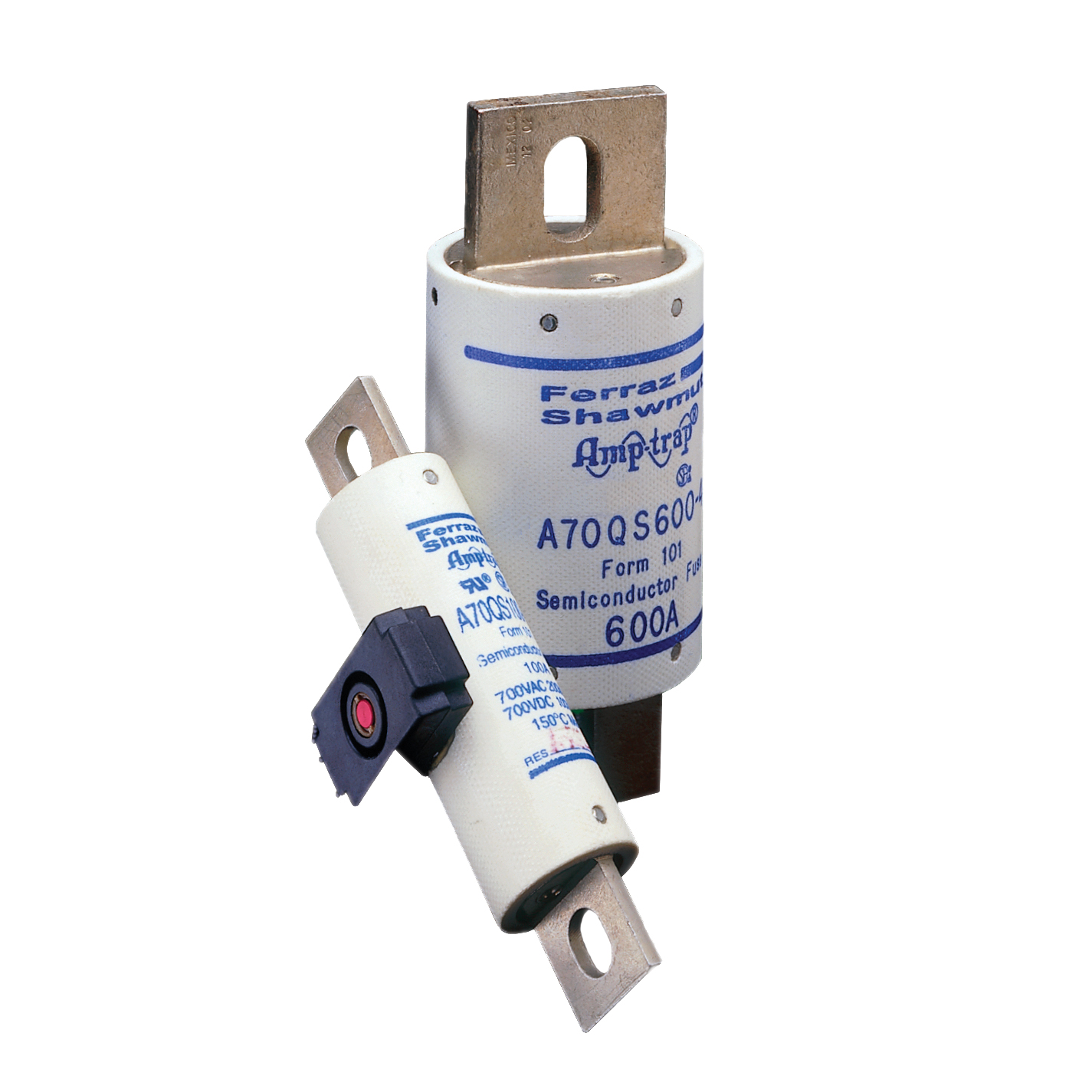 MERS HS Amp-Trap 500Vac/dc 200kAac/87kAdc 100A UL Form 101 Indicator - A70QS100-4IL
