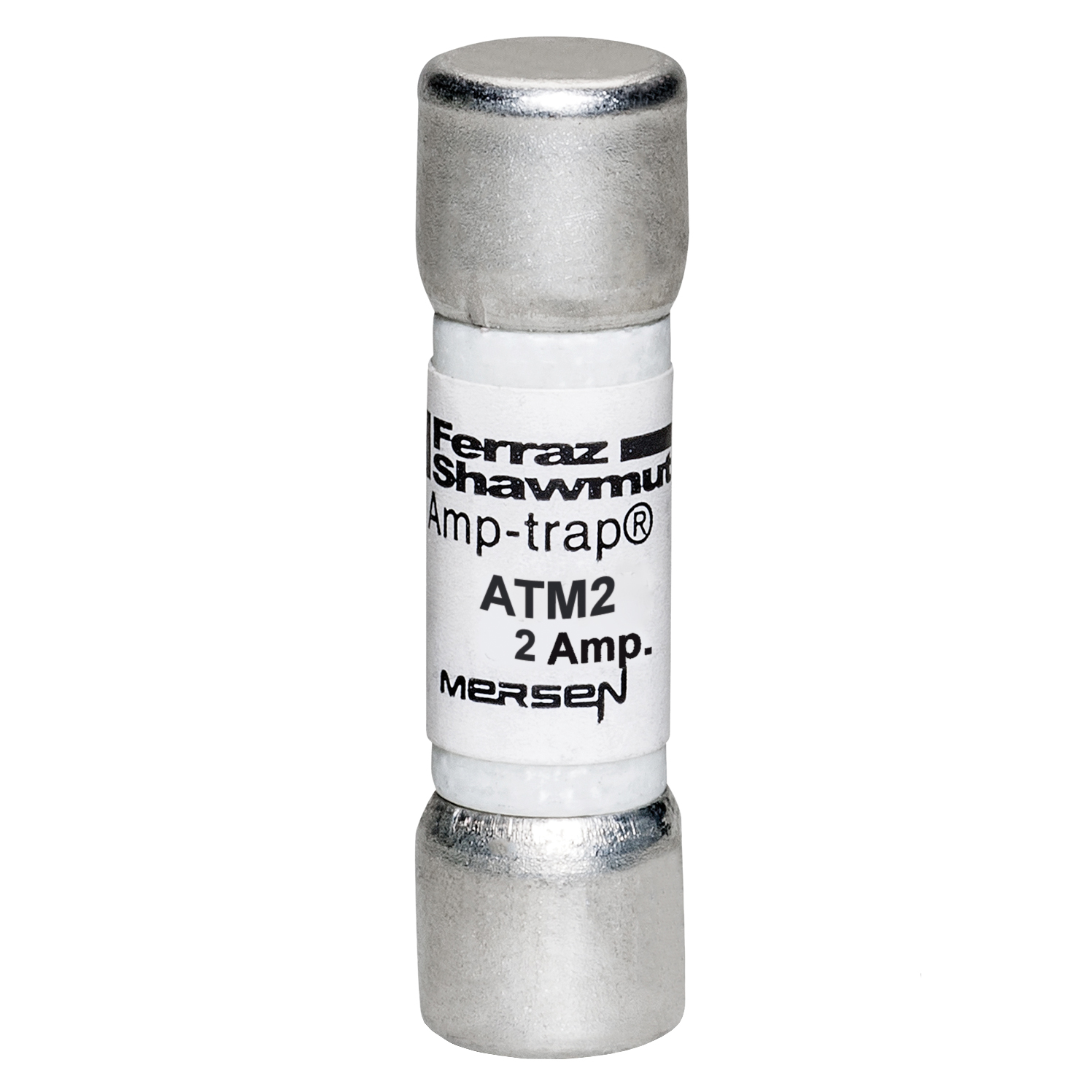 MERS 10x38mm Midget fuse fast acting 600Vac/dc 100kA 2A UL - ATM2