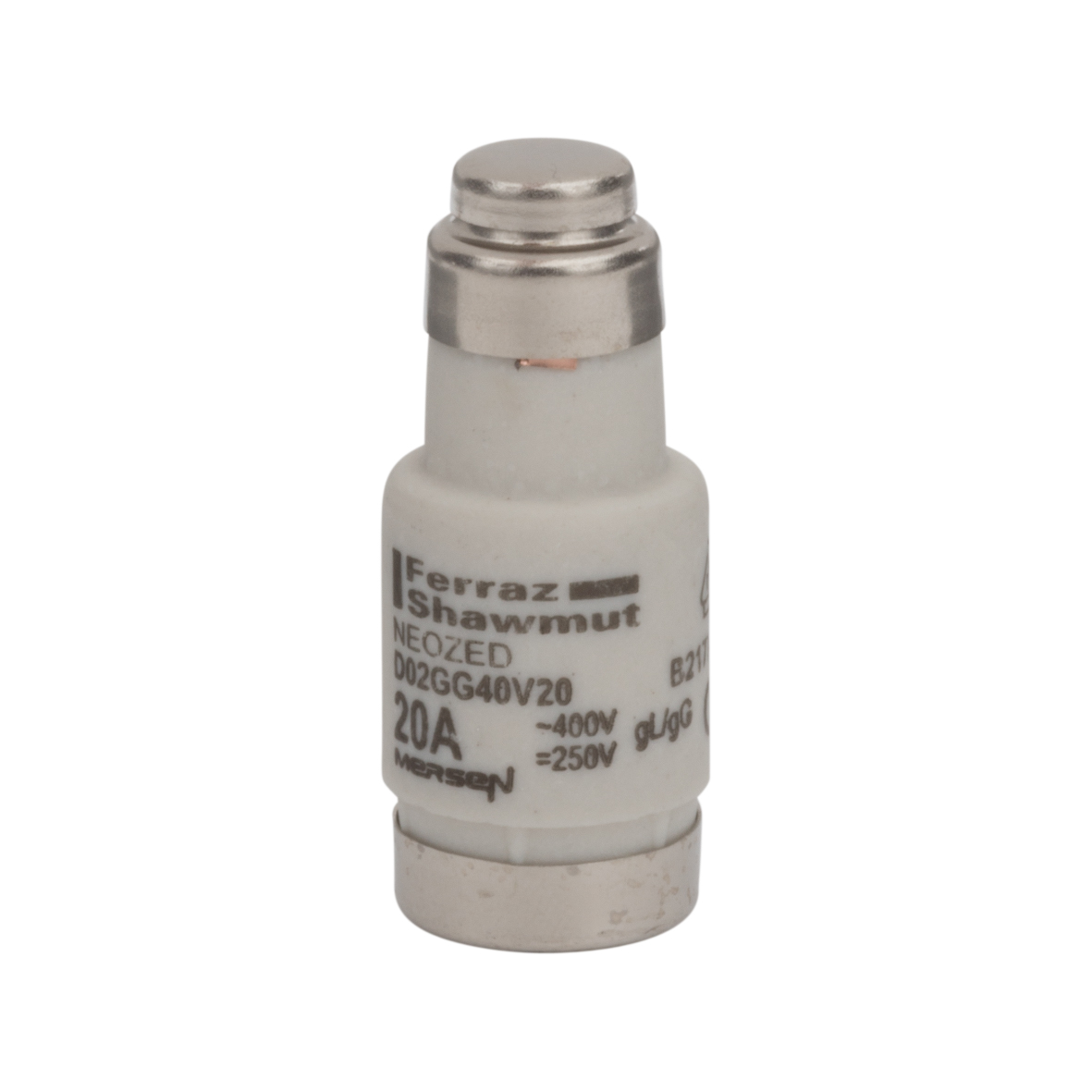 MERS D02 E18 gG 400Vac/250Vdc 50kAac 20A Blue IEC - D02GG40V20 - B217742
