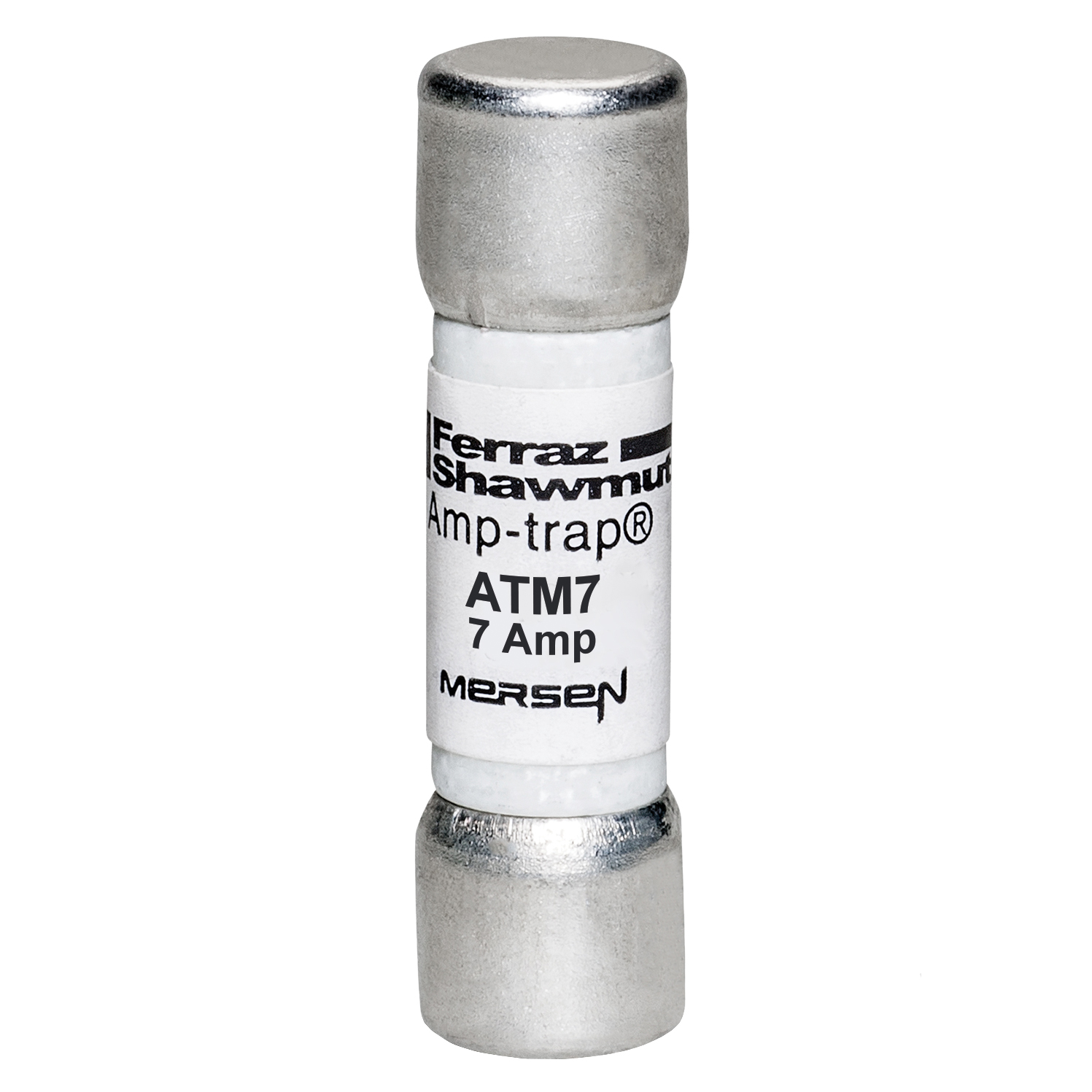 MERS 10x38mm Midget fuse fast acting 600Vac/dc 100kA 7A UL - ATM7