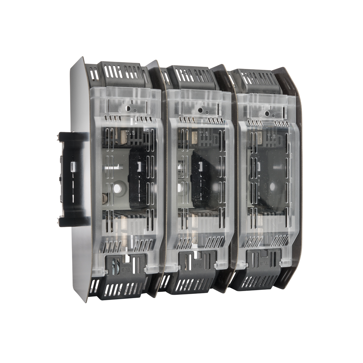 MERS Fuse holder NH3 3P 1000Vac/dc max. 630A DIN rail cover IP20 IEC - BB33PPRFS - V226729