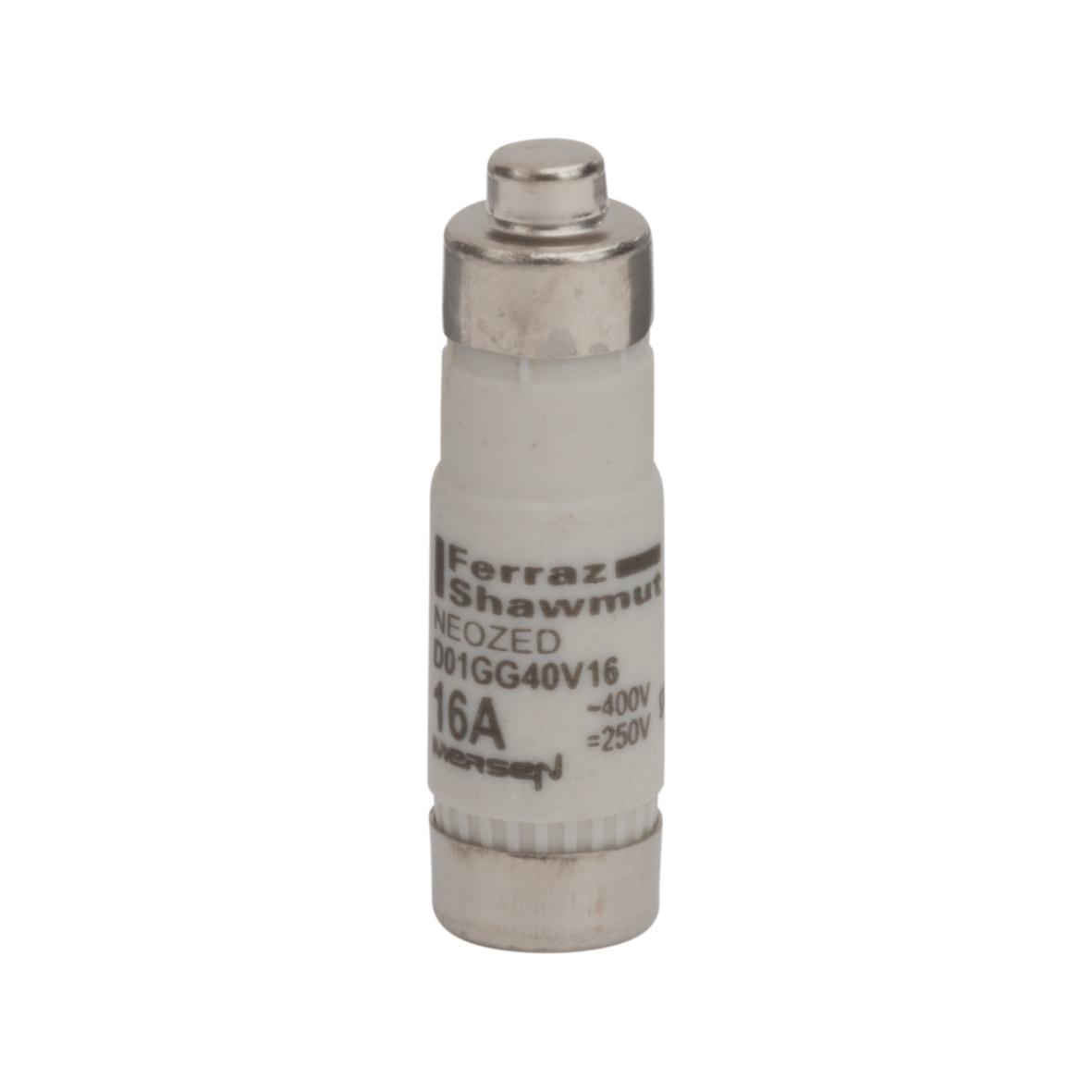 MERS D01 E14 gG 400Vac/250Vdc 50kA 16A Grey IEC - D01GG40V16 - R223023