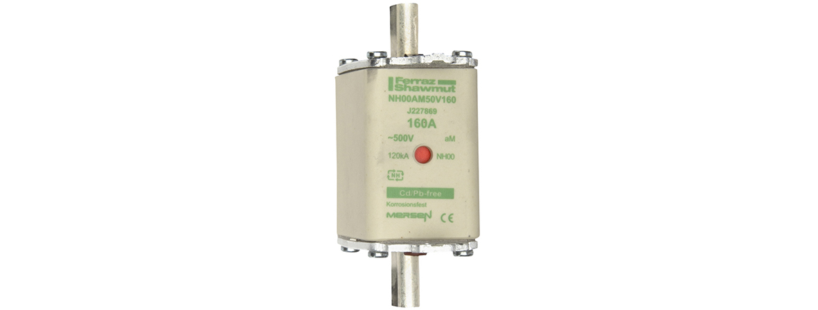 MERS NH00 aM 500Vac 120kA 160A double ind. IEC - NH00AM50V160 - J227869