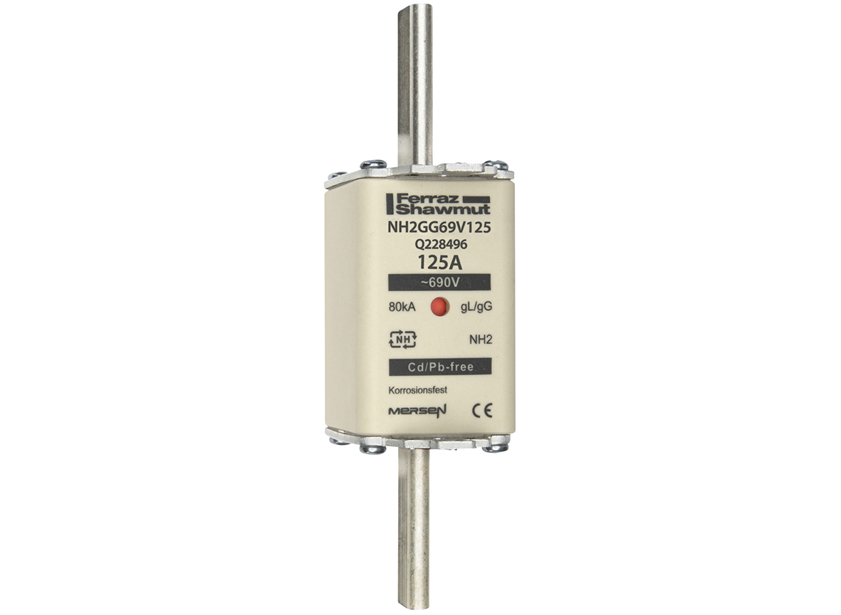 MERS NH2 gG 690Vac/250Vdc 80kA 125A double ind. IEC - NH2GG69V125 - Q228496