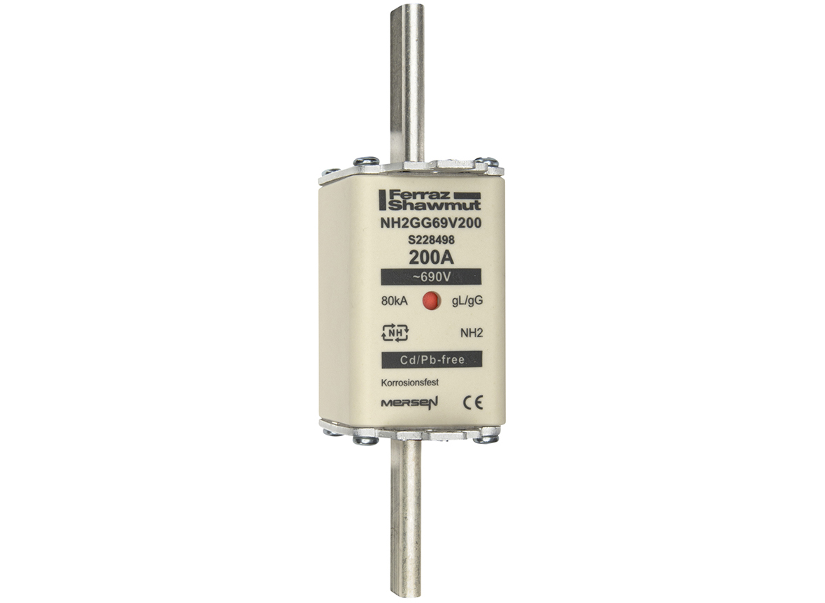 MERS NH2 gG 690Vac/250Vdc 80kA 200A double ind. IEC - NH2GG69V200 - S228498
