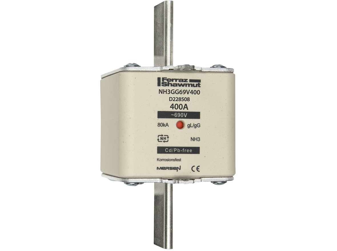 MERS NH3 gG 690Vac/250Vdc 80kA 400A double ind. IEC - NH3GG69V400 - D228508