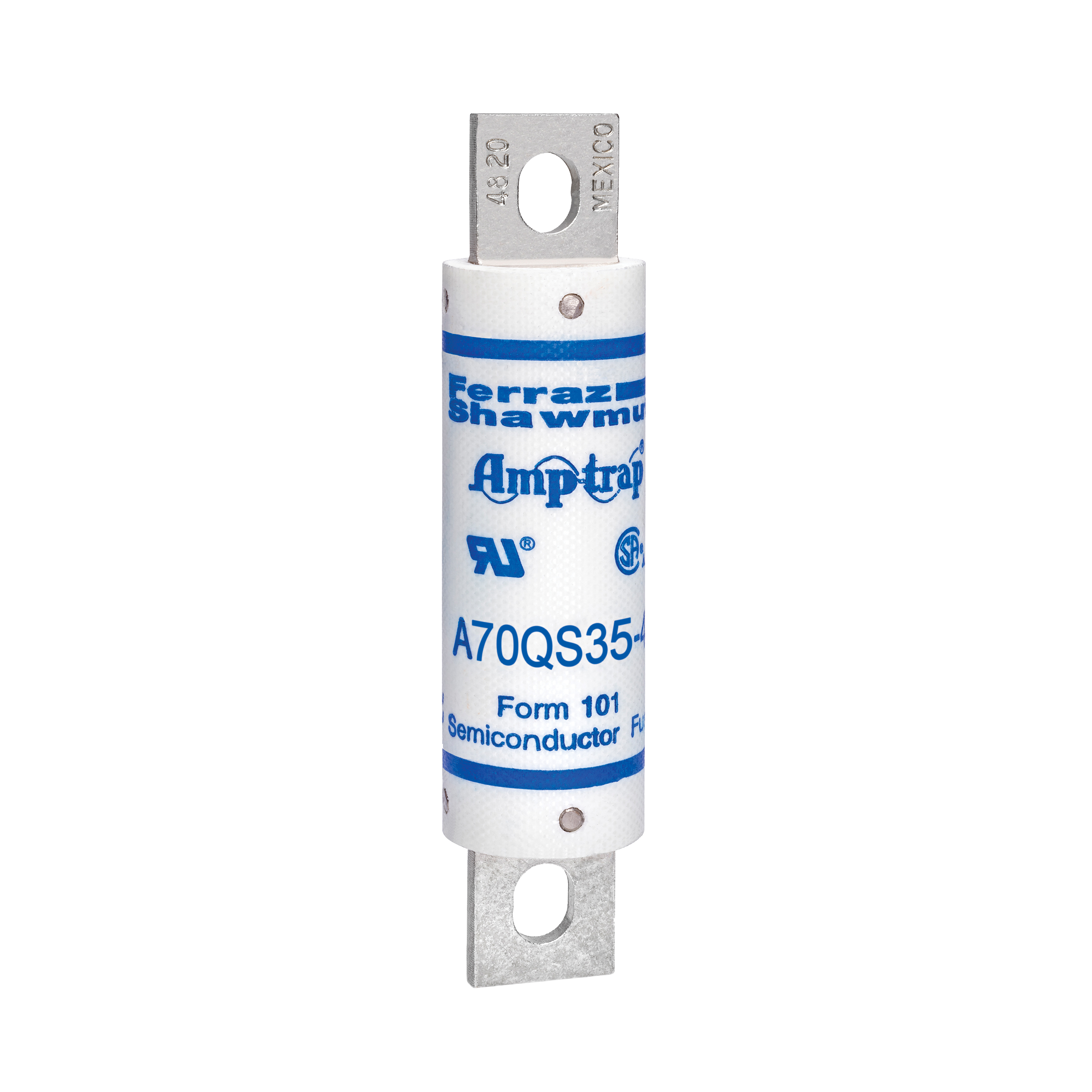 MERS HS Amp-Trap 500Vac/dc 200kAac/87kAdc 35A UL Form 101 - A70QS35-4 - V230133C