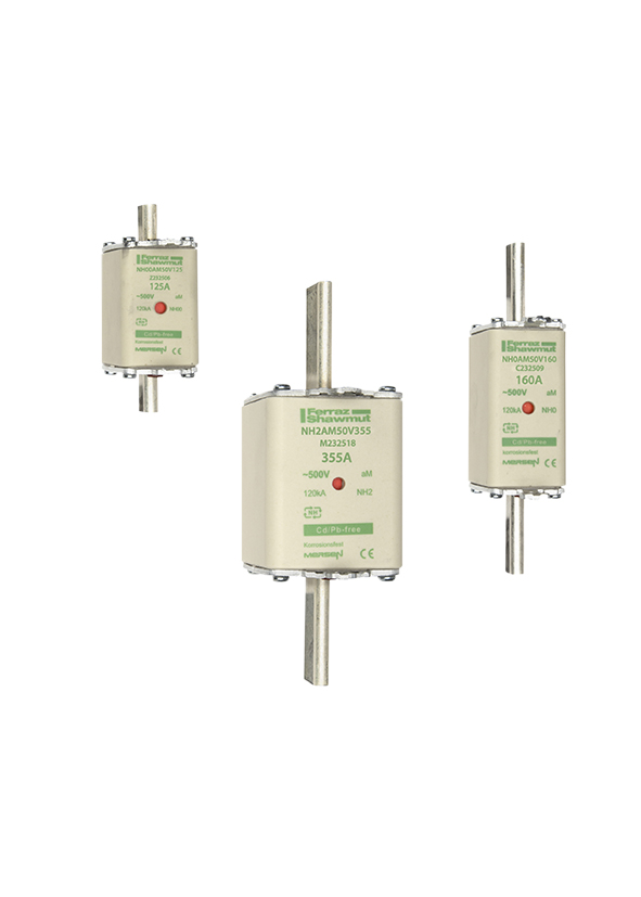 MERS NH1 aM 500Vac 120kA 250A double ind. IEC - NH1AM50V250 - J232515